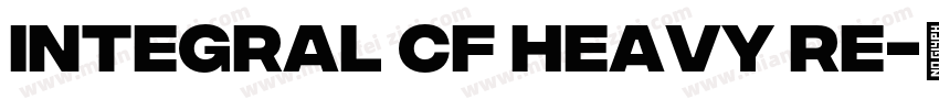 Integral CF Heavy Re字体转换